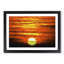 Orange Sunset - Picture Frame Painting Print-55581389-55581390