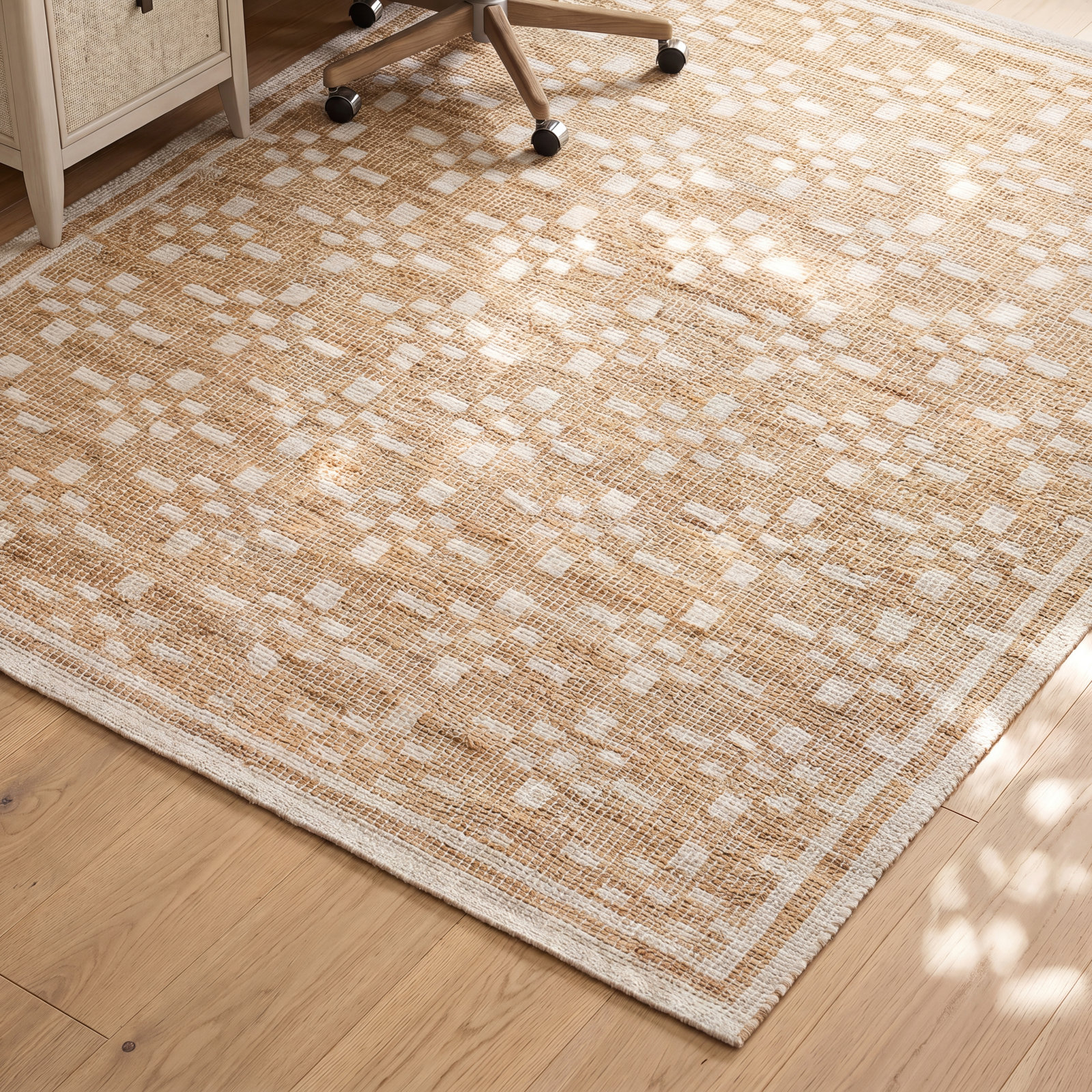 Chris Loves Julia x Loloi Judy Natural Ivory Rug, Rectangle 9'3" x 13'