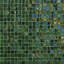 Mint 4 5/8" x 5/8" Iridescent Glass Mosaic