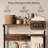 Rustic Kitchen Bakers Rack With Power Outlets For Small Spaces (Space-Saving Style)