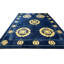 Tapis noué à motif géométrique antique chinois