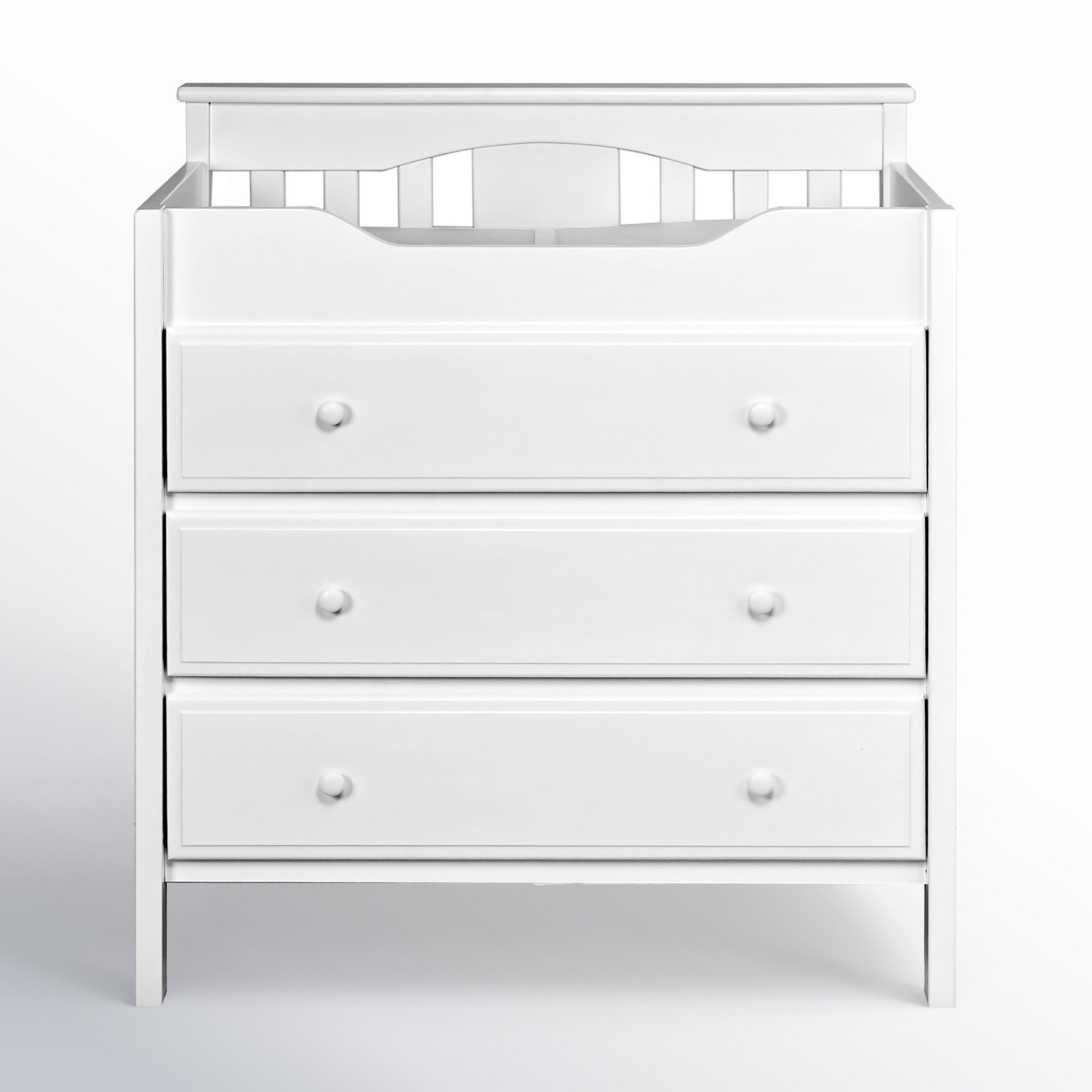 Jayden 3-Drawer Changer Dresser, White