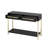 Entryway Table, Console Table With Two Drawers, Retro Hallway Table With Striking Geometric Design For Entryway And Living Room-1426863144