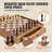 VEVOR 15'' L Solid Wood Chess Game Set