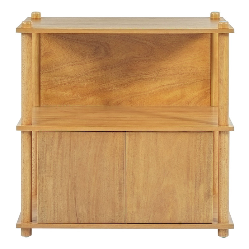 Table de chevet en bois avec rangement