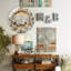 Horloge murale de montagne en hiver - horloge murale moderne en verre 12 po