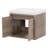24.5" Wall-Mount Single Bathroom Vanity With Cultured Marble Top-1778752556