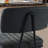 Set Of 2 Upholstered Industrial Bar Stools, Pu Leather-1323321342