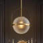 Suspension moderne Gridora à 1 lumière avec globe en verre unique pour îlot de cuisine-118022421