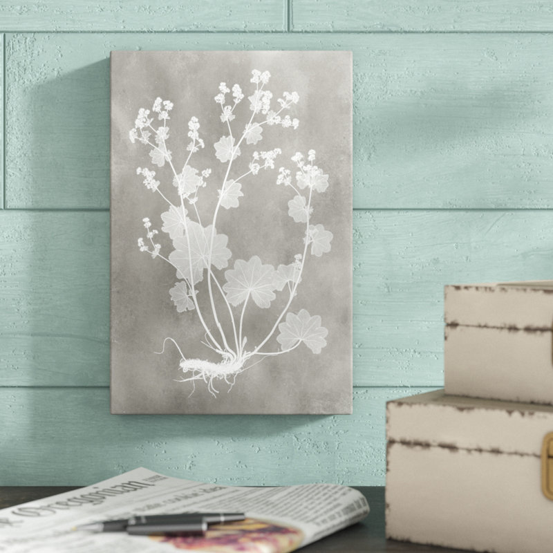 Herbarium Study I, peinture sur toile, H 12 po x l 8 po