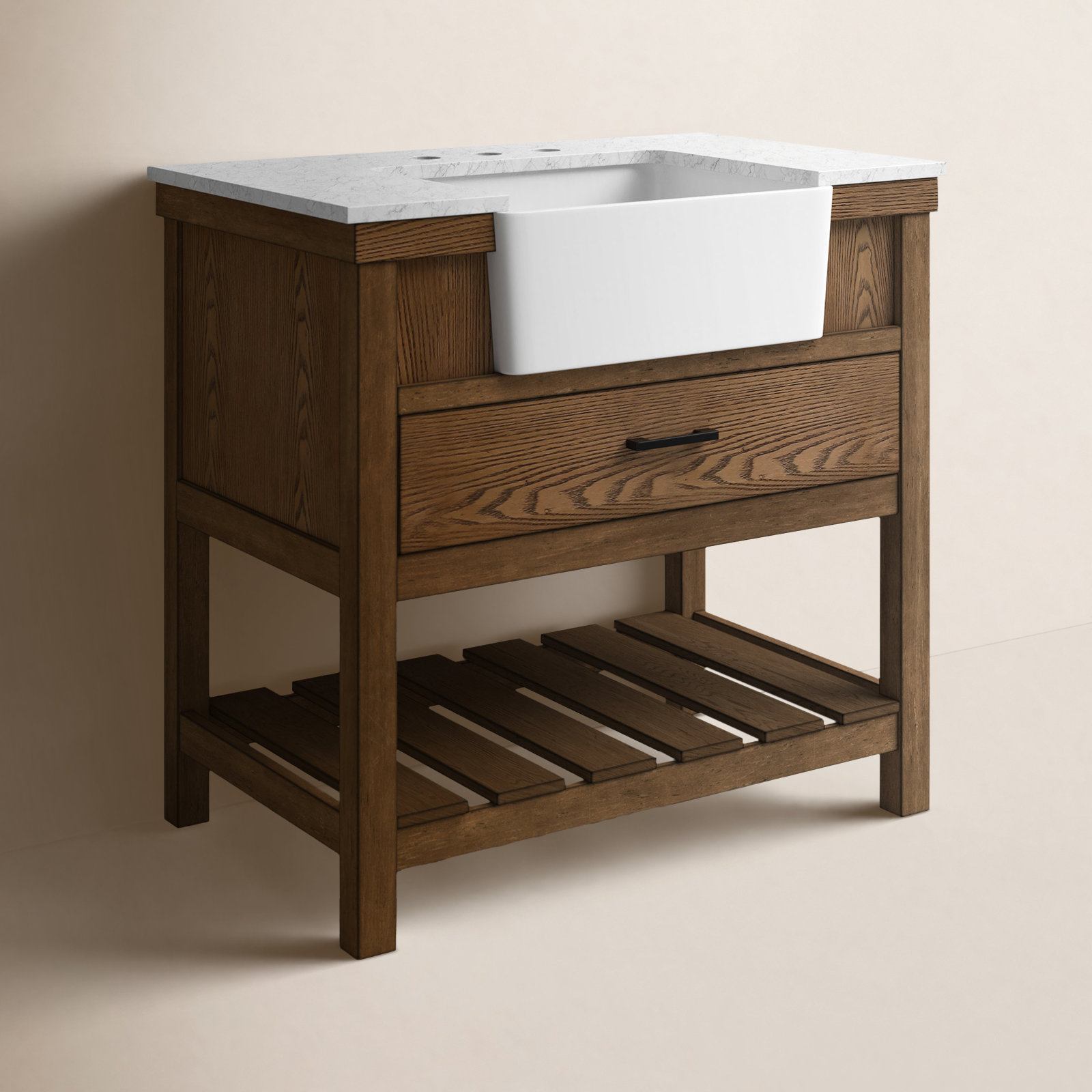 Pelaghia 36'' Single Bathroom Vanity, Driftwood