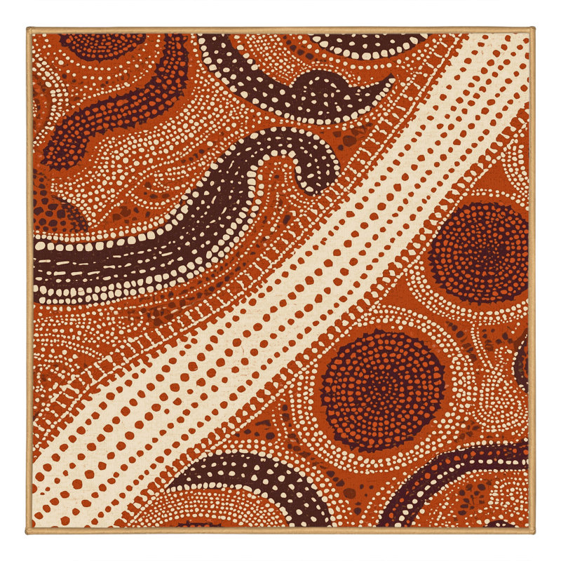Tapis lavable à la machine Pahola, Carré 6 pi
