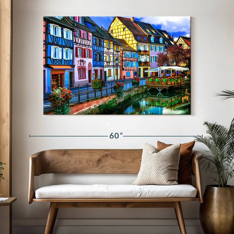 Lilie French Village, H 34 po x l 51 po