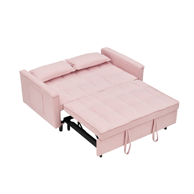 Loveseat, Sofa Bed With Adjustable Back