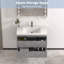 Meuble-lavabo simple 36 po avec plateau en résine