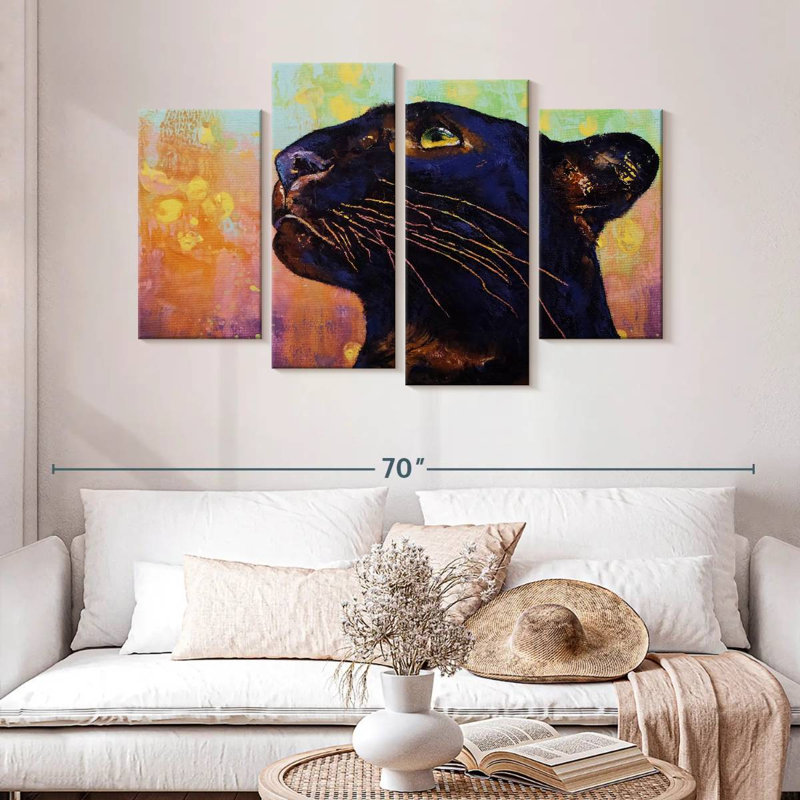 Brampt Panther Colors, 32" H x 52" W
