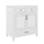 Meuble-lavabo de 30 pouces avec lavabo, comprenant 2 portes et 1 tiroir spacieux-1076366361