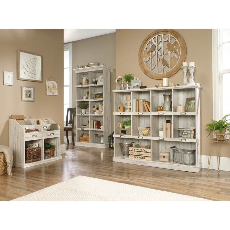 Evanjames Bookcase, White Plank