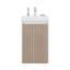 Armoire de meuble-lavabo, 1 porte, 25,9 po de hauteur, rangement intérieur