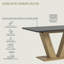 Tavaris Oak Dining Table-1984766516
