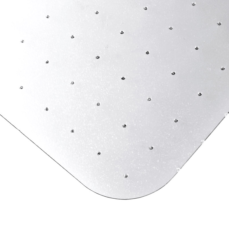 Medium Pile Carpet Straight Rectangular Chair Mat, 75cm W x 118.5cm D