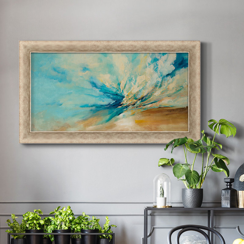 " Blue ", 29" H x 53" W x 1.25" D
