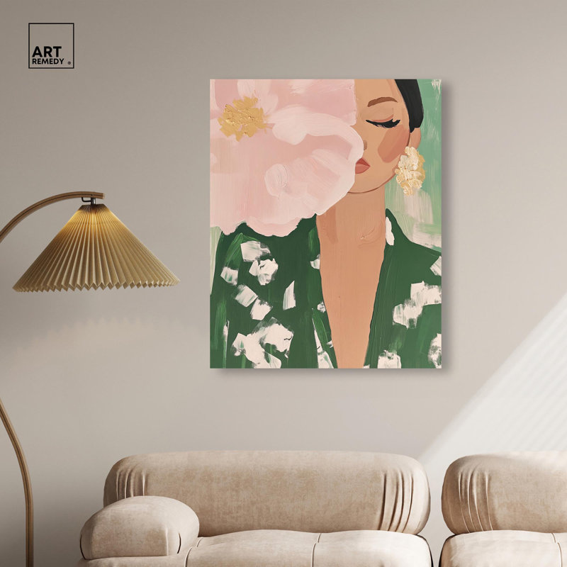 Toile Livia III par Art Remedy, H 24 po x l 20 po, Toile tendue, Toile tendue