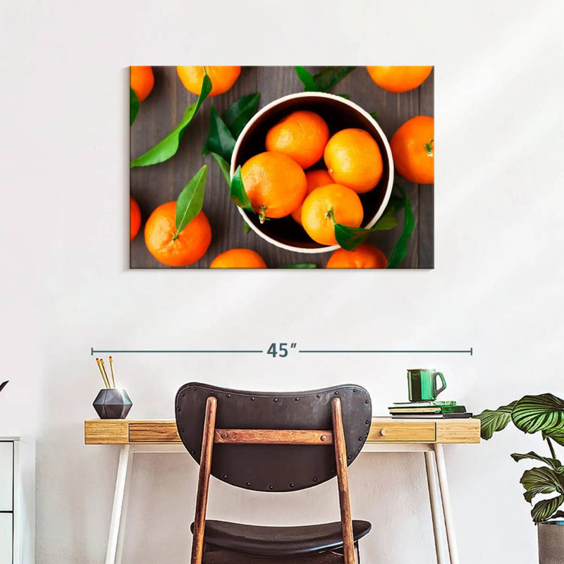 Yarlin Tangerine, 24" H x 36" W