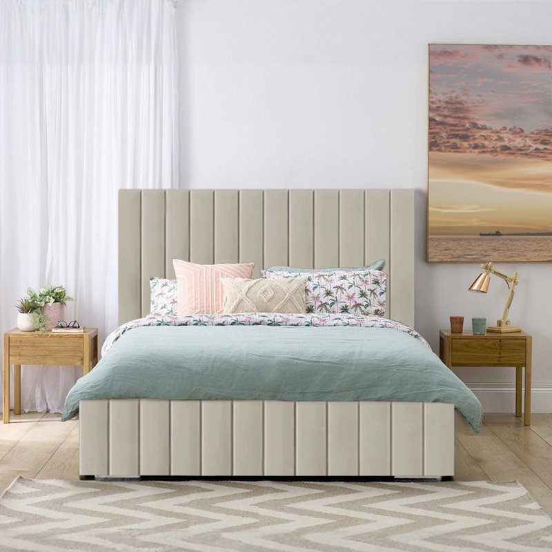 Akarsh Upholstered Bed, Coffee, Super King (6')
