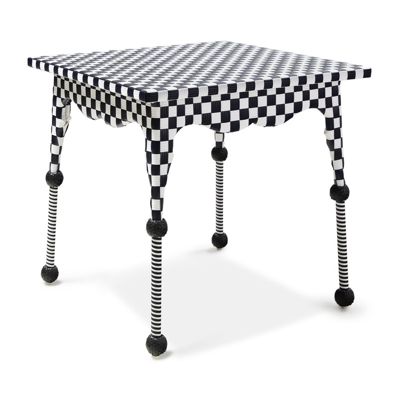 Gambit Check Outdoor Patio Dining Table