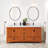 72" Maybeck Dbl Vanity - Tinted Oak With Rect Undermount Sinks-98796960-98796956