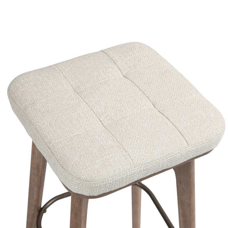 Oliviah Swivel Upholstered Counter Stool, Bar Stool (30" Seat Height)