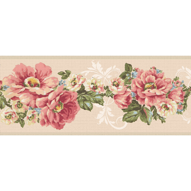 Peel & Stick Floral Border