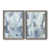 Toile avec cadre gris