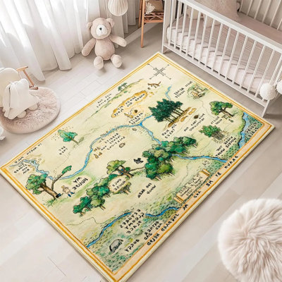Tapis pour chambre de bébé 4 x 6 po