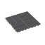 Paquet de 44 tuiles de terrasse imperméables et emboîtables, 12 po x 12 po, pour l'extérieur ou l'intérieur, pour patio et piscine, gris foncé-110440233