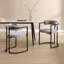 Upholstered Dining Chairs with Backrest Arms and Thick Cushion, Sturdy Steel Frame Kitchen Island for Dining and Living Room-547330288