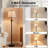 Janousek 60.5" Traditional Metal Floor Lamp with 3-Way Dimmable and Roman Column Design-1902687336