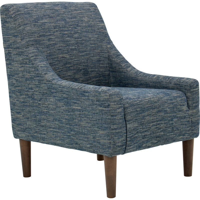Shea Fabric Upholstered Armchair, Hampden Navy Polyester Blend