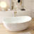 60" Freestanding Acrylic Tub Luxury Spacious Deep Soaker Bathtub