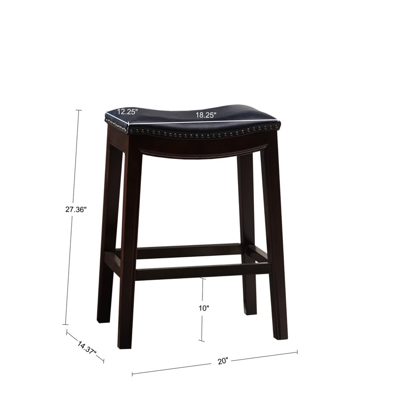 Tabouret de comptoir Saddle, Marine, Marine