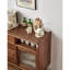 Vitrine en bois minimaliste moderne-120795871