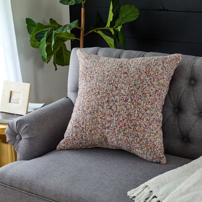  Striped Polyester Indoor/Outdoor Throw Pillow