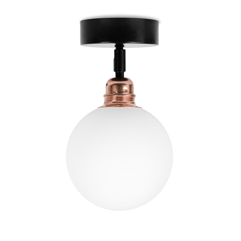 Ruithero Flush Mount, Copper/Black