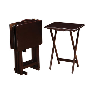 Solid Wood Top End Table Set End Table