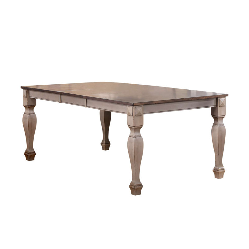 Ensemble de salle à manger classique avec table rectangulaire et huit chaises rembourrées, 8 sièges