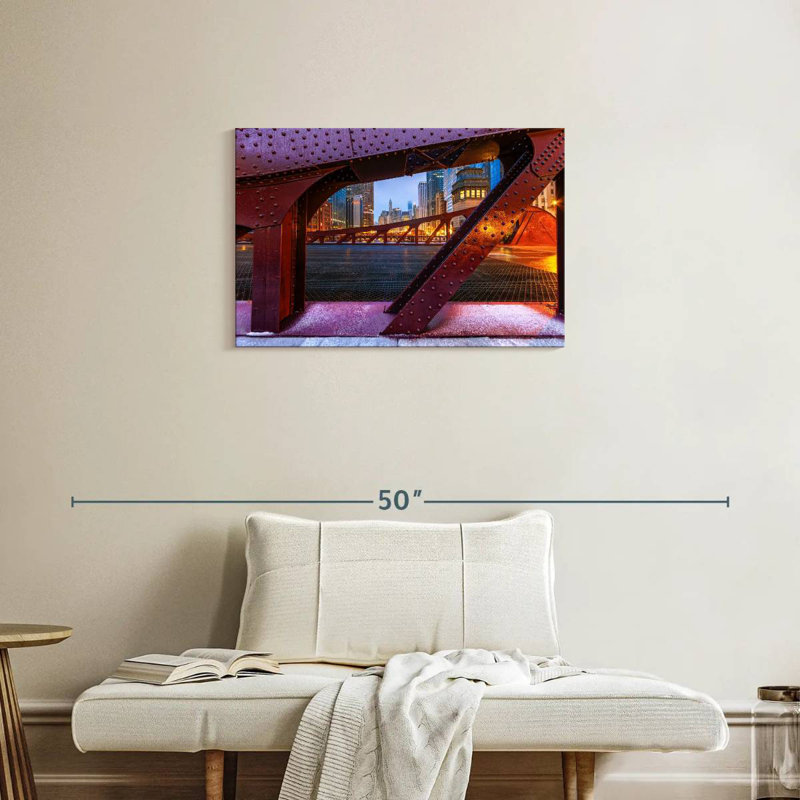 Lilie Chicago Marshall Suloway Bridge, 20" H x 30" W