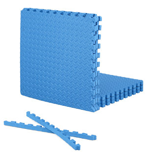 Tapis d'exercice CAP à emboîtement en mousse, losanges 24 pi. Ca., TATAMI, carreaux en T de 1 po d'épaisseur