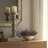 Artisanal Decorative Rustic Wood Tabletop Candle Holder for Living Room, Mantel, or Entryway Display-494634522-456871914