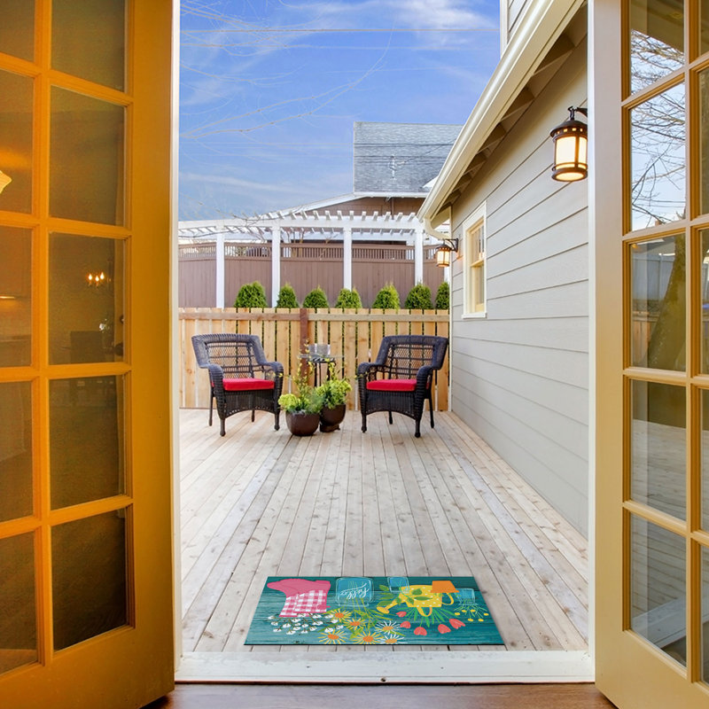 Spring Blooms Indoor/Outdoor Welcome Mat